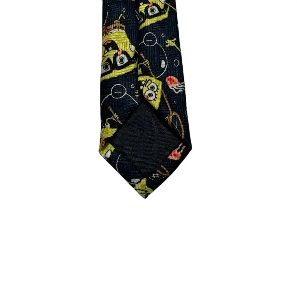 Nickelodeon SpongeBob SquarePants Bubbles Cartoon 2003 Novelty Necktie